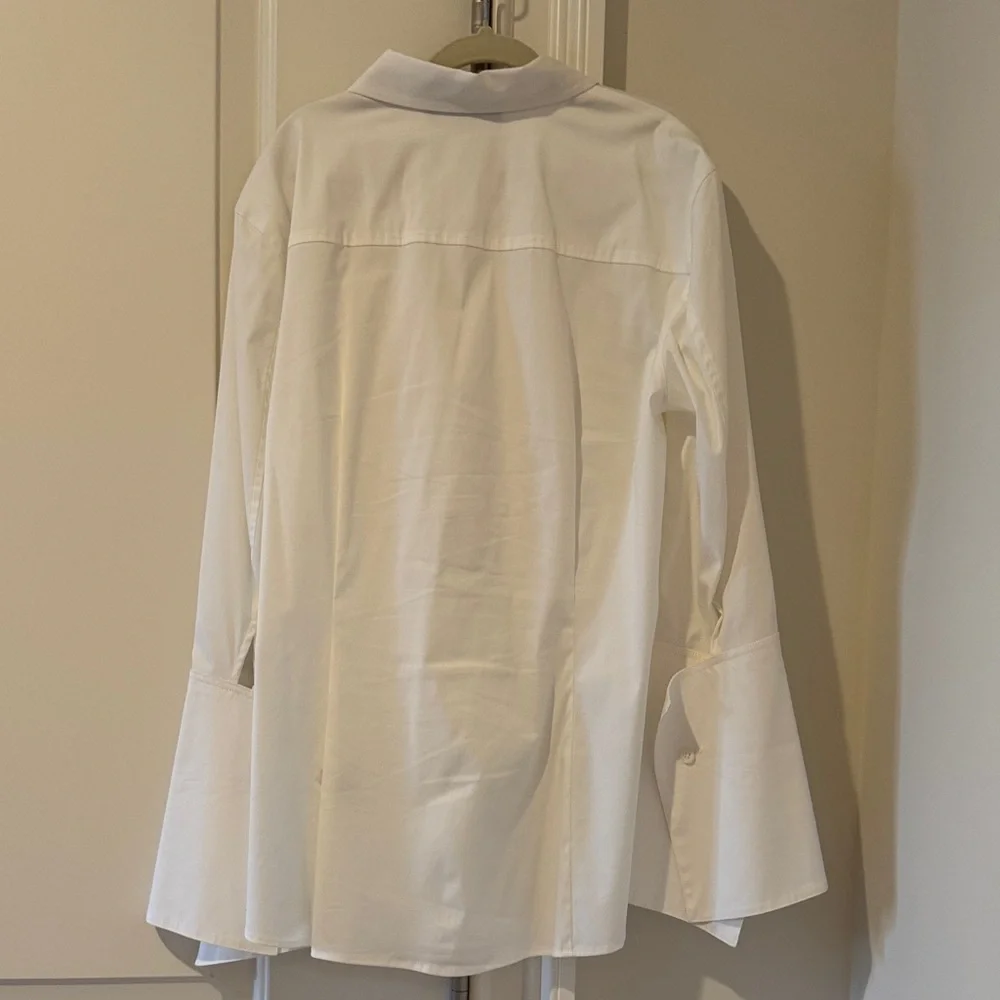 Lafayette 148 New York White Blouse - Picture 4 of 4